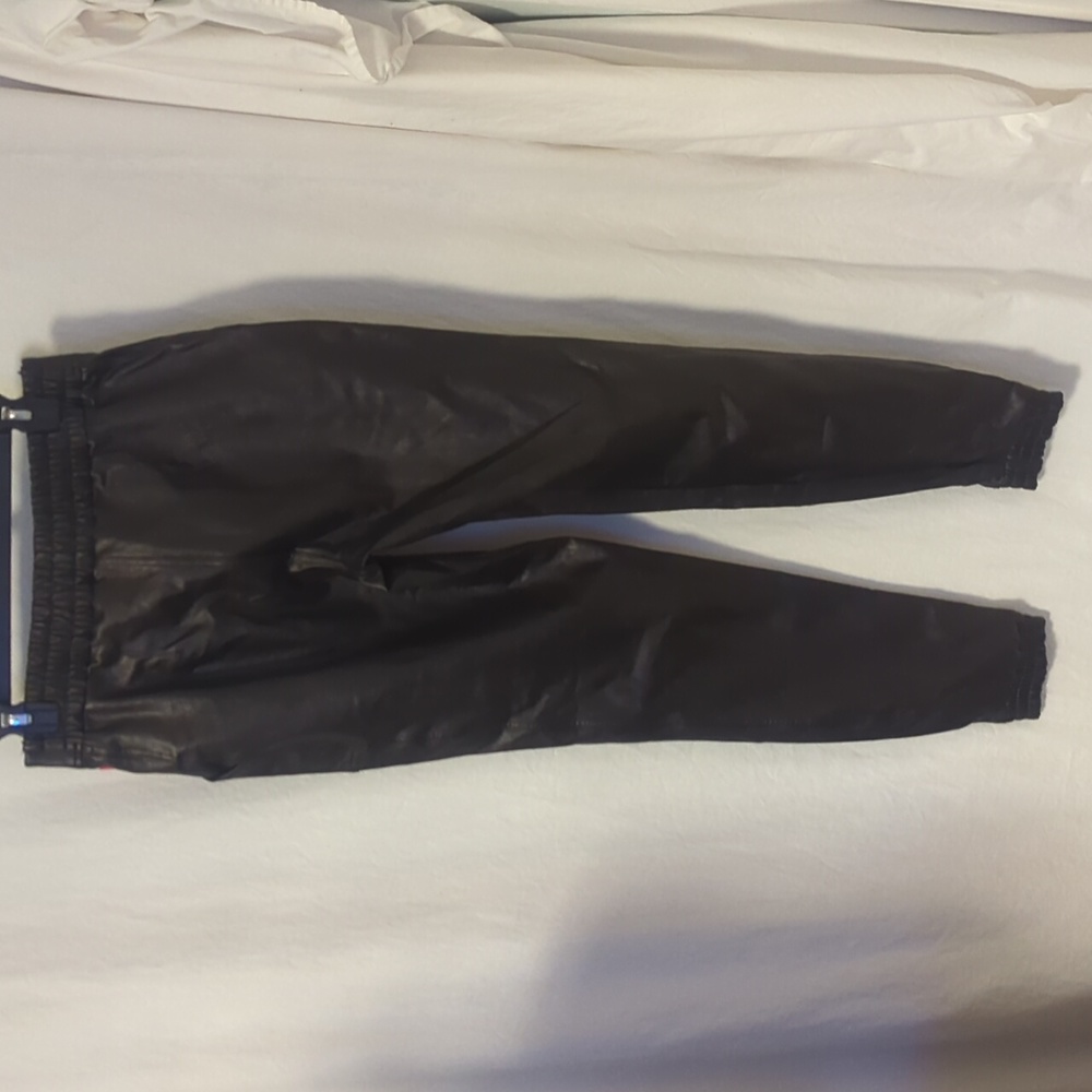 NWT Spanx faux leather joggers - Picture 5 of 12